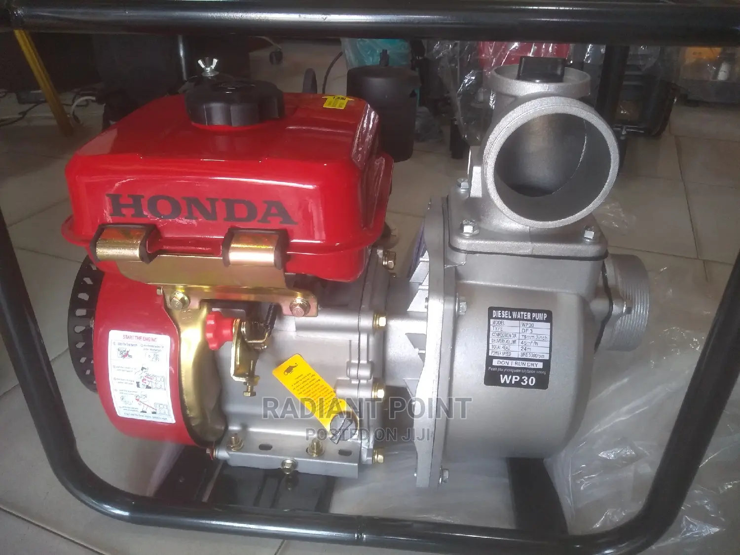 Honda Diesel Water Pump 3"