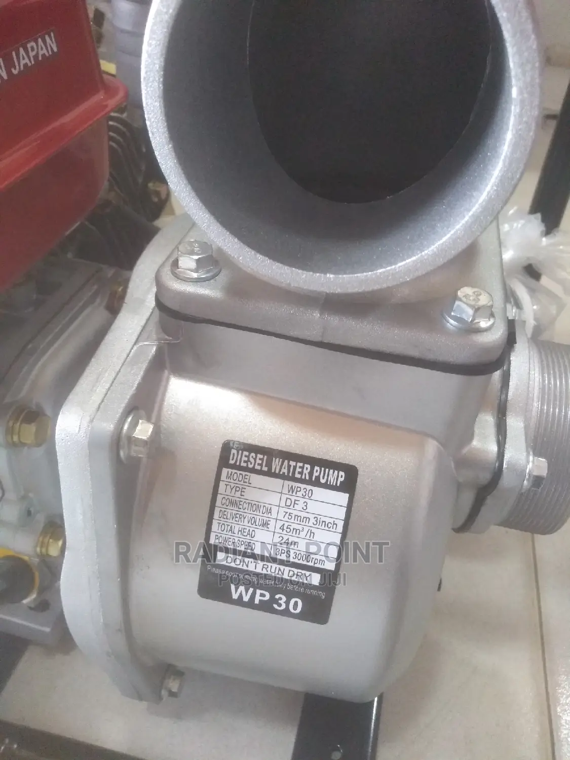 Honda Diesel Water Pump 3"