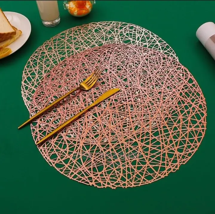 PVC Placemats / Silicon Decorative Floral Table Mats