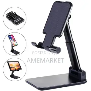 Adjustable Desktop Tablet and Phone Holder Foldable
