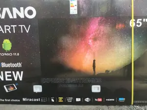 Asano Tv- Android Smart 65”+Bluetooth UHD+Dstv/Tv Guard