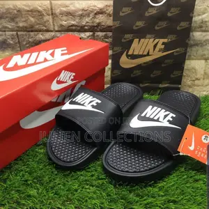 Original Nike Slides Black and White