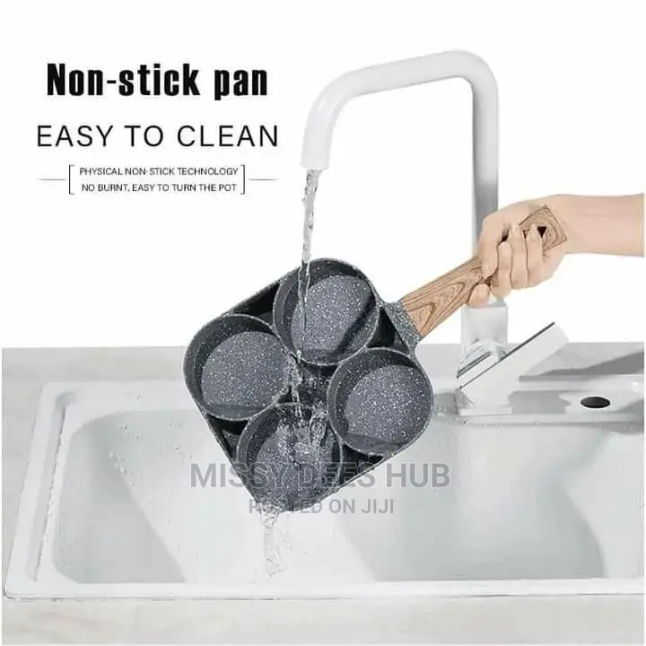 4 Hole Non-Stick Frying Pan