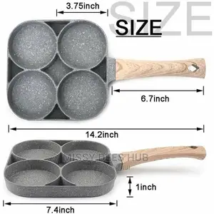 4 Hole Non-Stick Frying Pan