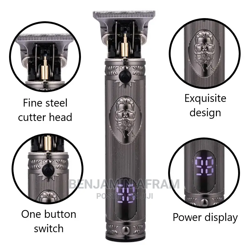 Power Display Rechargeable Barbering Machine