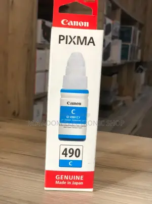 Genuine Canon 490, Ink Bottle Cartridge,