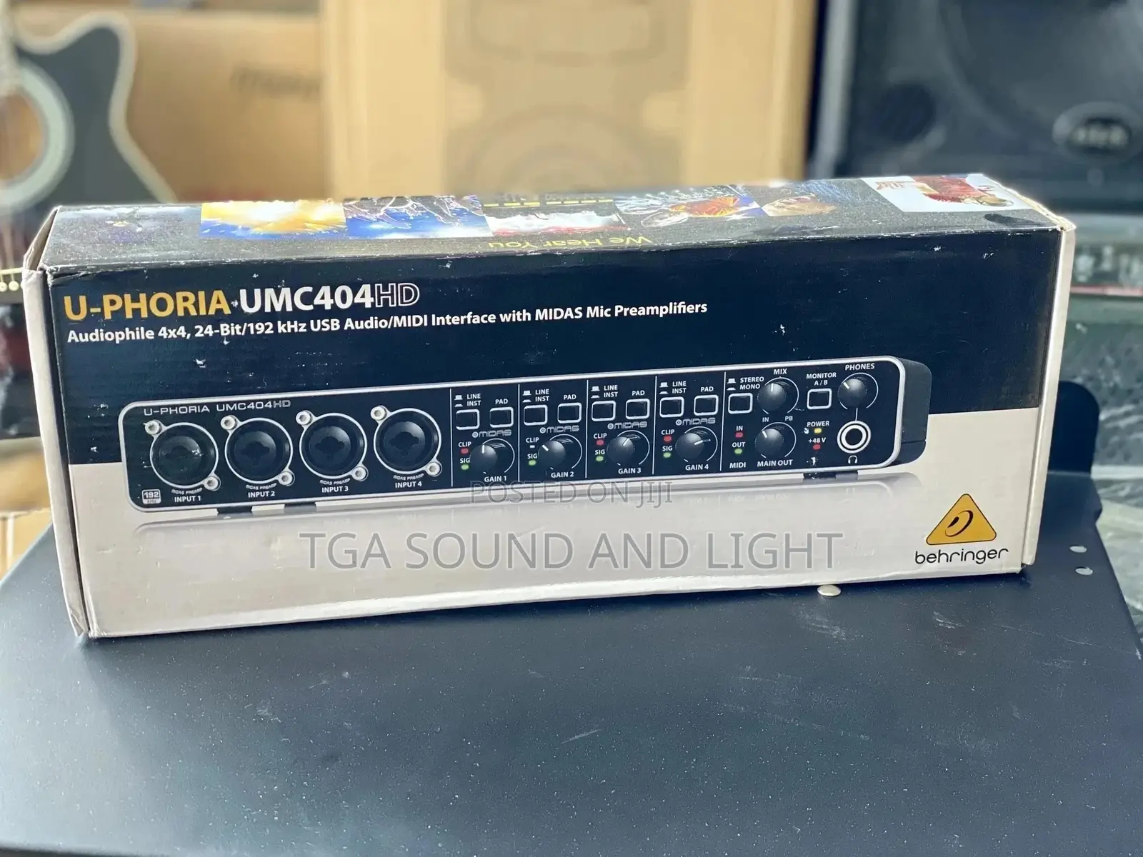 Behringer U-Phoria Umc404hd Usb Audio Interface