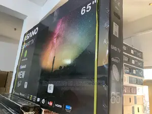 Slim Design 65”UHD Smart Bluetooth Asano+DSTV/Tv Guard