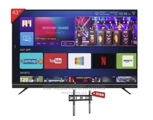 Nasco 43'' NAS-J43FB-AND Smart Android USB+ Free Wall Hanger