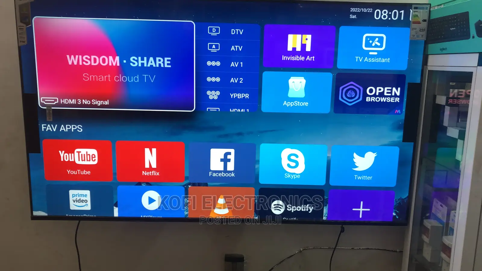 Modern Asano 65′′ UHD Miracast Smart Satellite TV