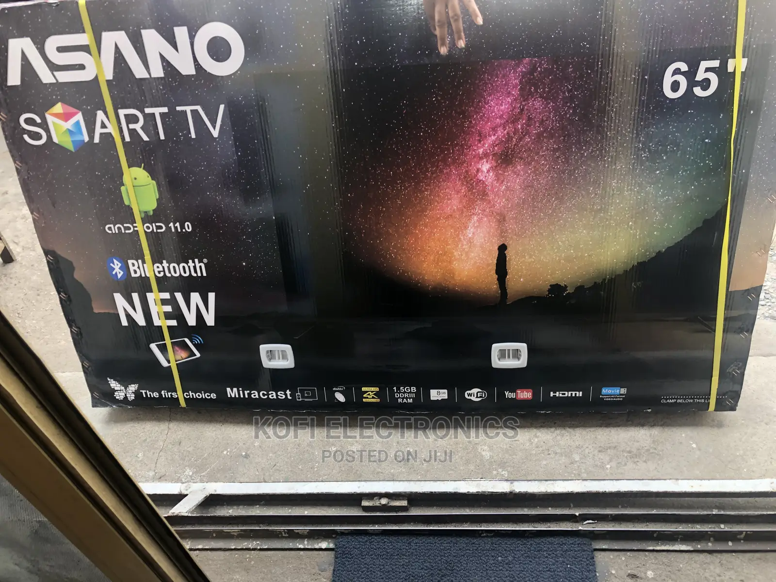 Modern Asano 65′′ UHD Miracast Smart Satellite TV
