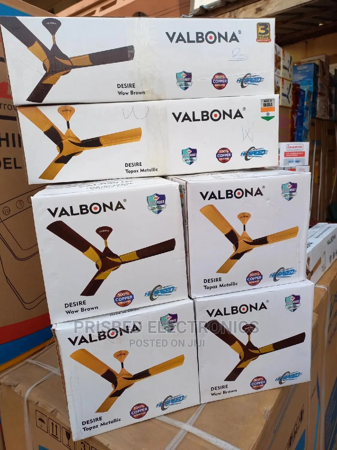 Valbona 56" Ceiling Fan Long Blade (Desire)