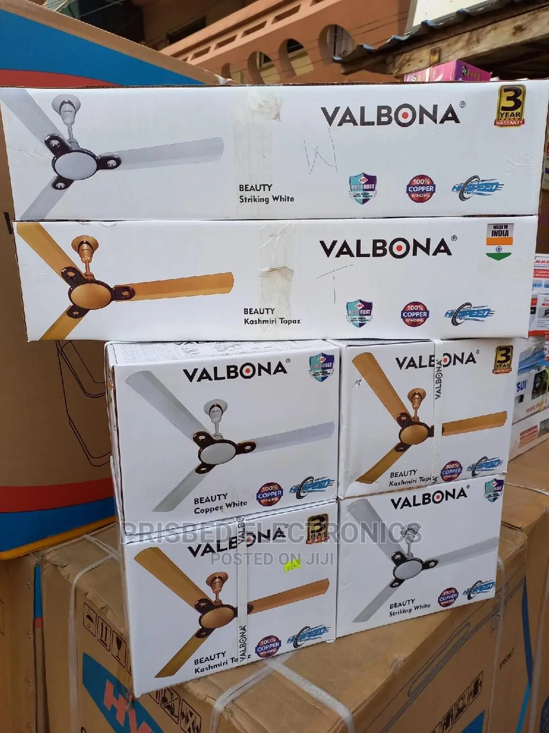Valbona 56" Inch Ceiling Fan Long Blade (Beauty)