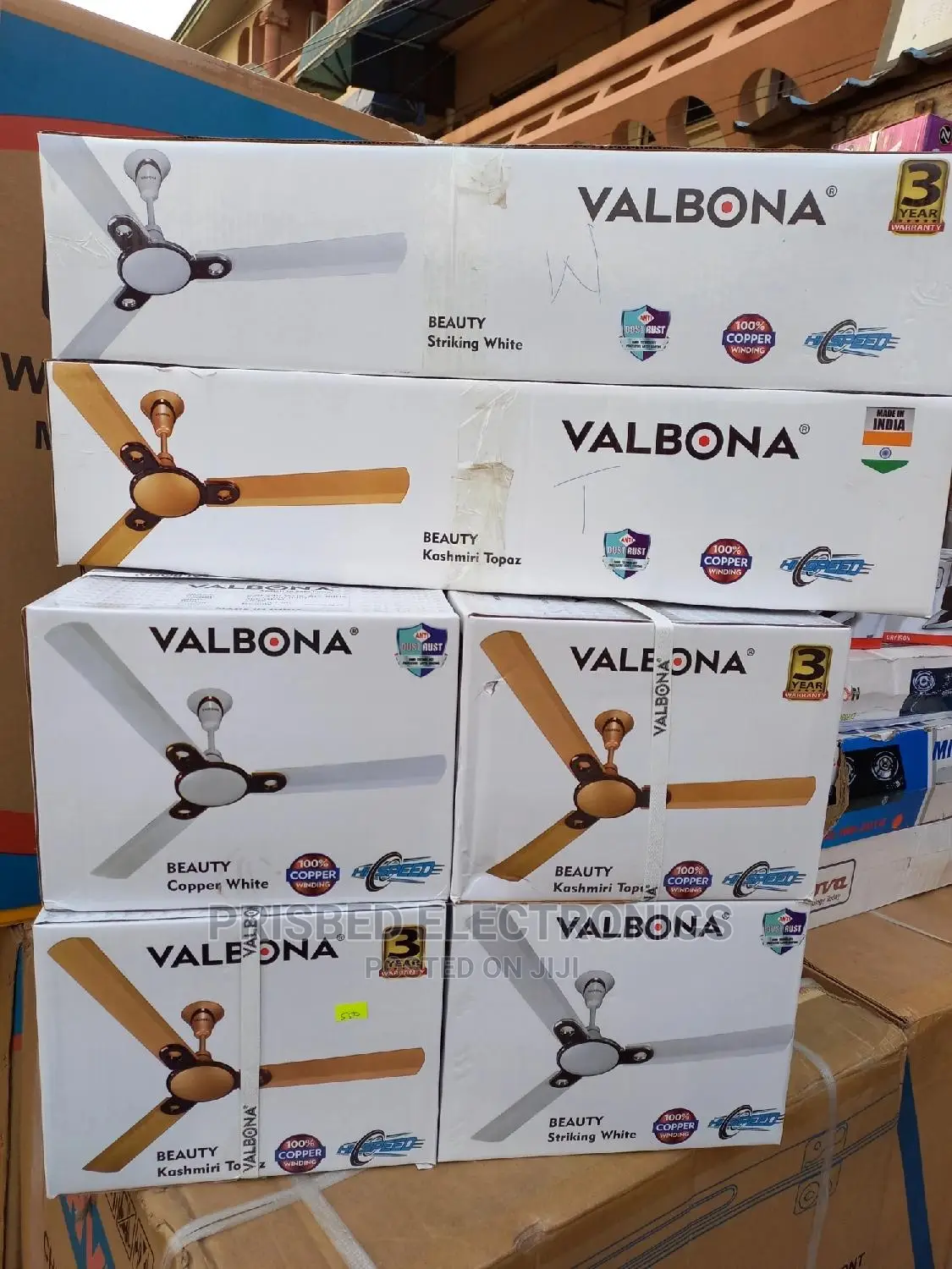 Valbona 56" Inch Ceiling Fan Long Blade (Beauty)