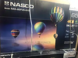 Nasco 65′′ Uhd Digital Satellite Smart TV Nas-J65fus-And