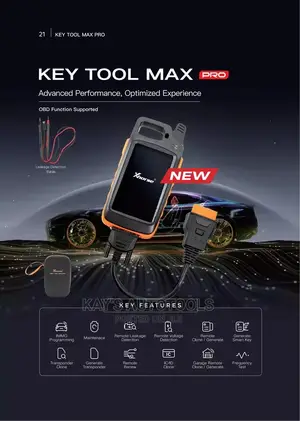 Vvdi Xhorse Keytool Max Pro Car Key + Immo Programmer