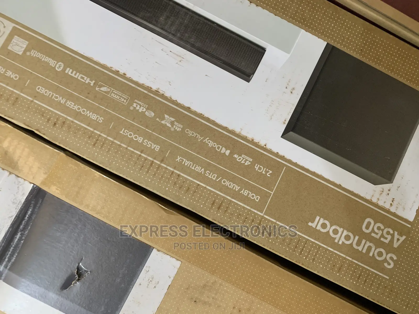 New Design Samsung 410 W Sound Bar+Woofer+ Free Kettle