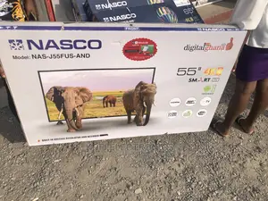 Nasco 55′′ UHD Android Smart Slim Digital Satellite TV