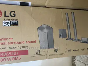 Original LG 1000 W Bluetooth Home Theater System+Free Kettle
