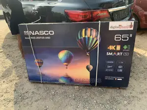 Sizable New Nasco 65”Nas-J65fus Smart UHD TV+Keyboard
