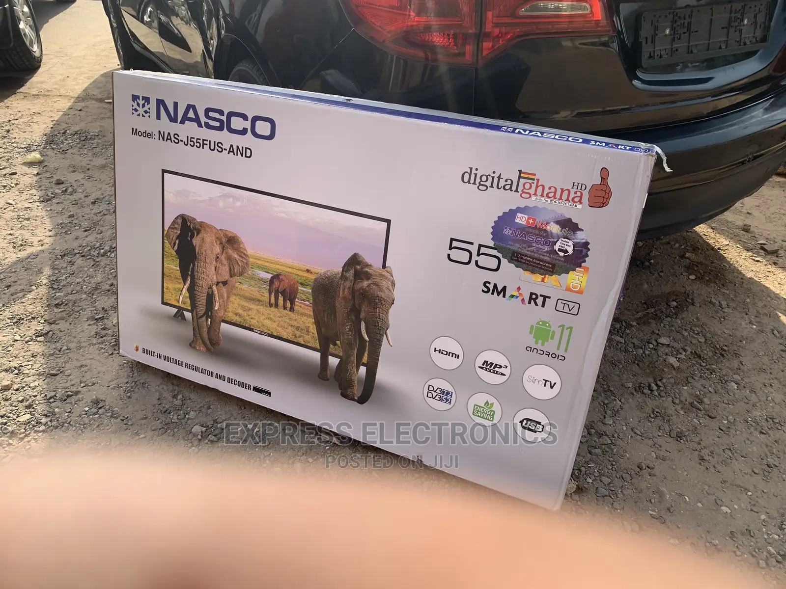 Neatly Sealed Nasco 55”J55FUS Smart UHD TV + Keyboard