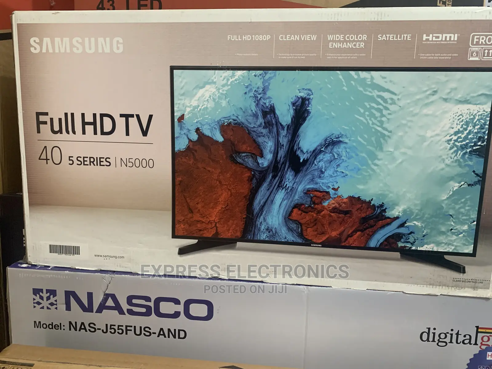 Full HD 40”Satellite Samsung HDMI 40N5000+Free Wallmount