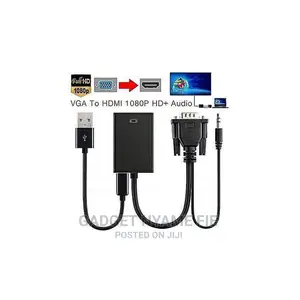 VGA to HDMI Converter Adapter Cable With Audio Output