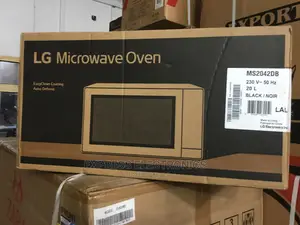Neatly Sealed Lg 20 L Microwave Oven(Ms2042db)+Kettle