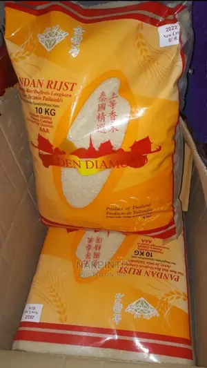 Golden Diamond Pandan Rijst Whole (Thai Hom Mali) AAA 10kg
