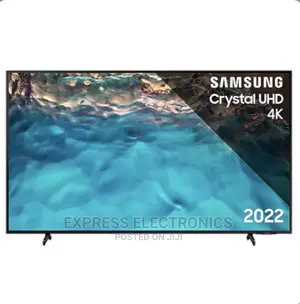 Samsung TV 55" Crystal Uhd Smart 55bu8000+Wallmount
