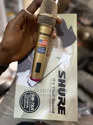 Original Shure Sm-78a Cord Microphone