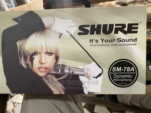Original Shure Sm-78a Cord Microphone