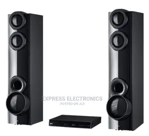 LG LHD675BG Dual In-Built Subwoofer Home Theater+Power Guard