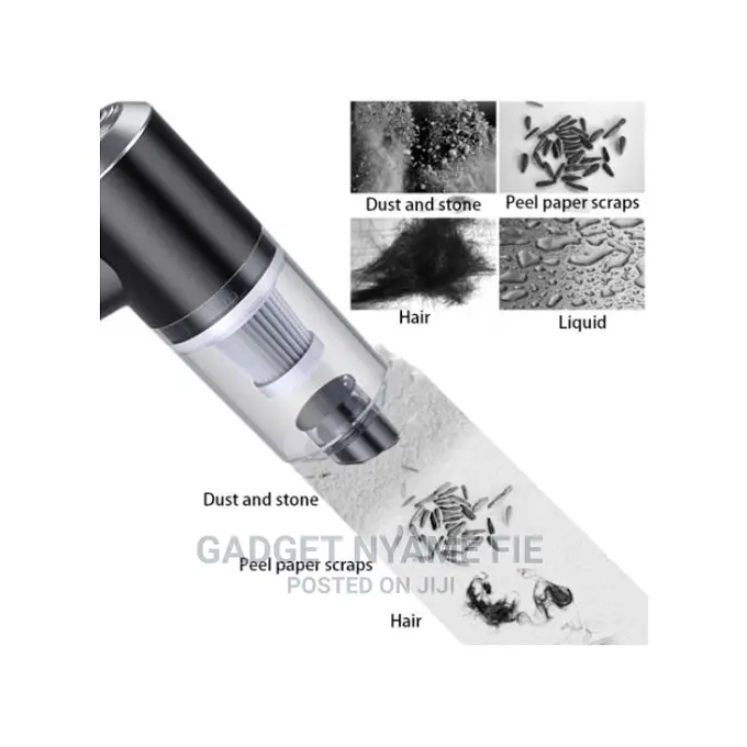 Portable Cordless Vacuum Cleaner USB Rechargeable 120W Car H