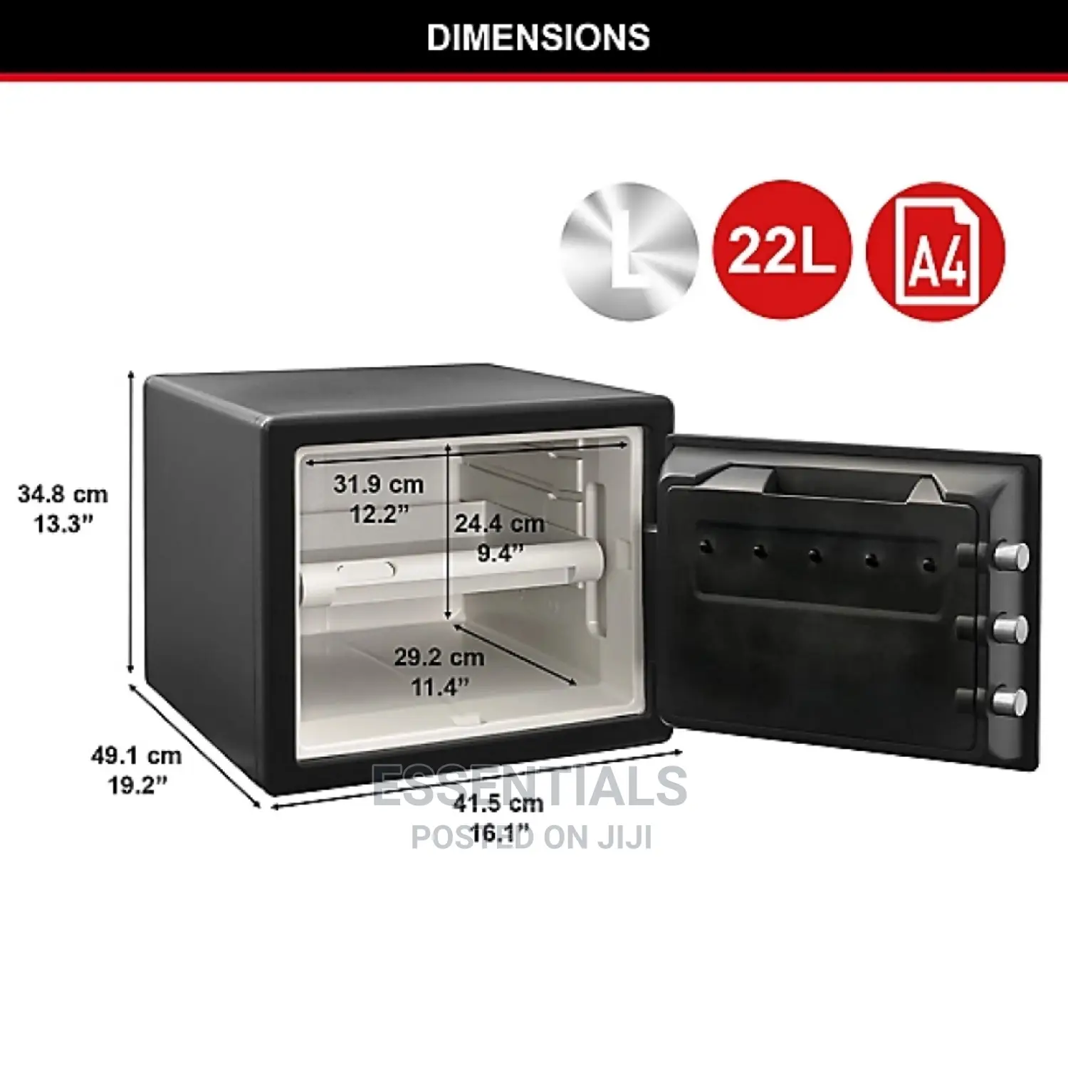 Master Lock 22L Electronic Combination Digitally-Locked Safe