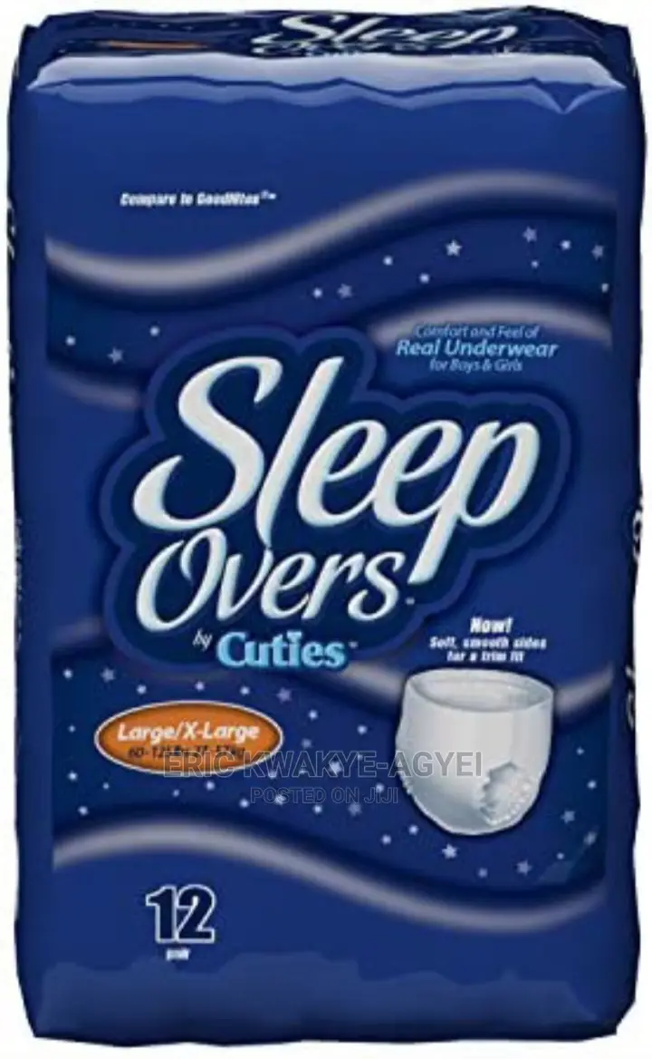 Sleepovers Youth Pants, Large/X-Large, 12 Count