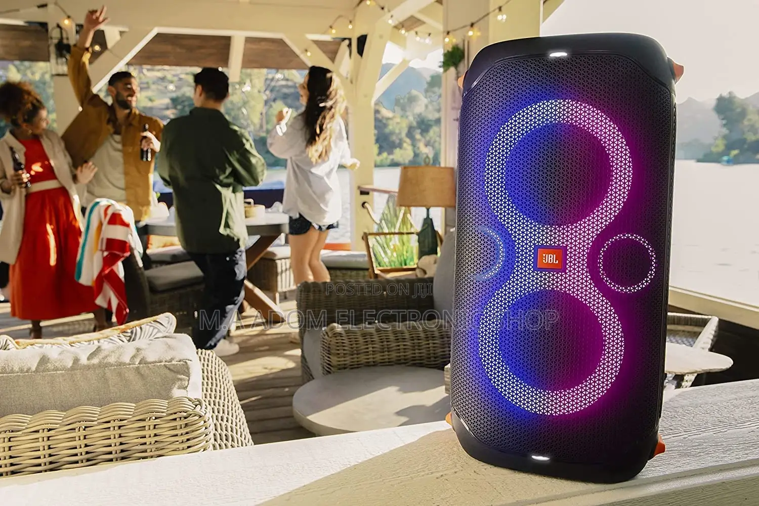 BL Partybox 110 - Portable Party Speaker With Built-In Light