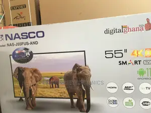 NAS-J55FUS-AND Unique Brand New 55”Nasco UHD Led+DSTV