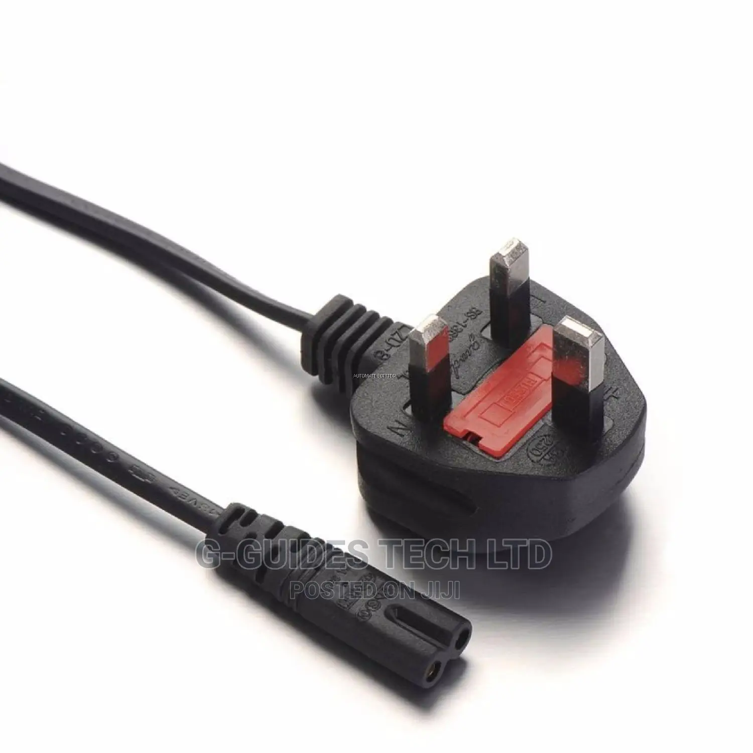 2-Pin Universal Power Cord With Fuse
