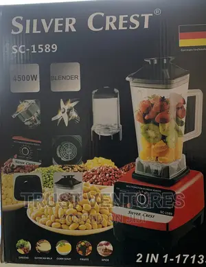 Silver Crest Commercial Blender Double 2in1