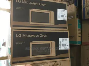 Auto Defrost Lg 20l Solo Microwave Oven Ms2042db Easy Clean