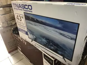 Black Front Nasco 43" LED Satellite TV