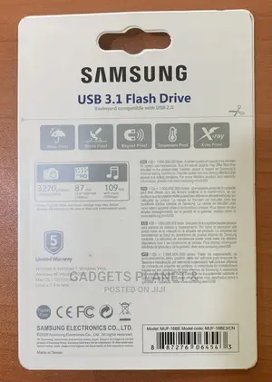 16gb Samsung Bar Plus Pendrive - 3.1