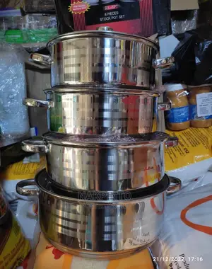 High Quality Stainless Steel Stock Pot ( 4 Sets )