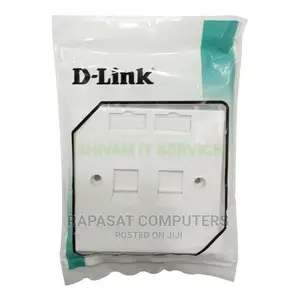 Dlink Dual Face Plate (White)