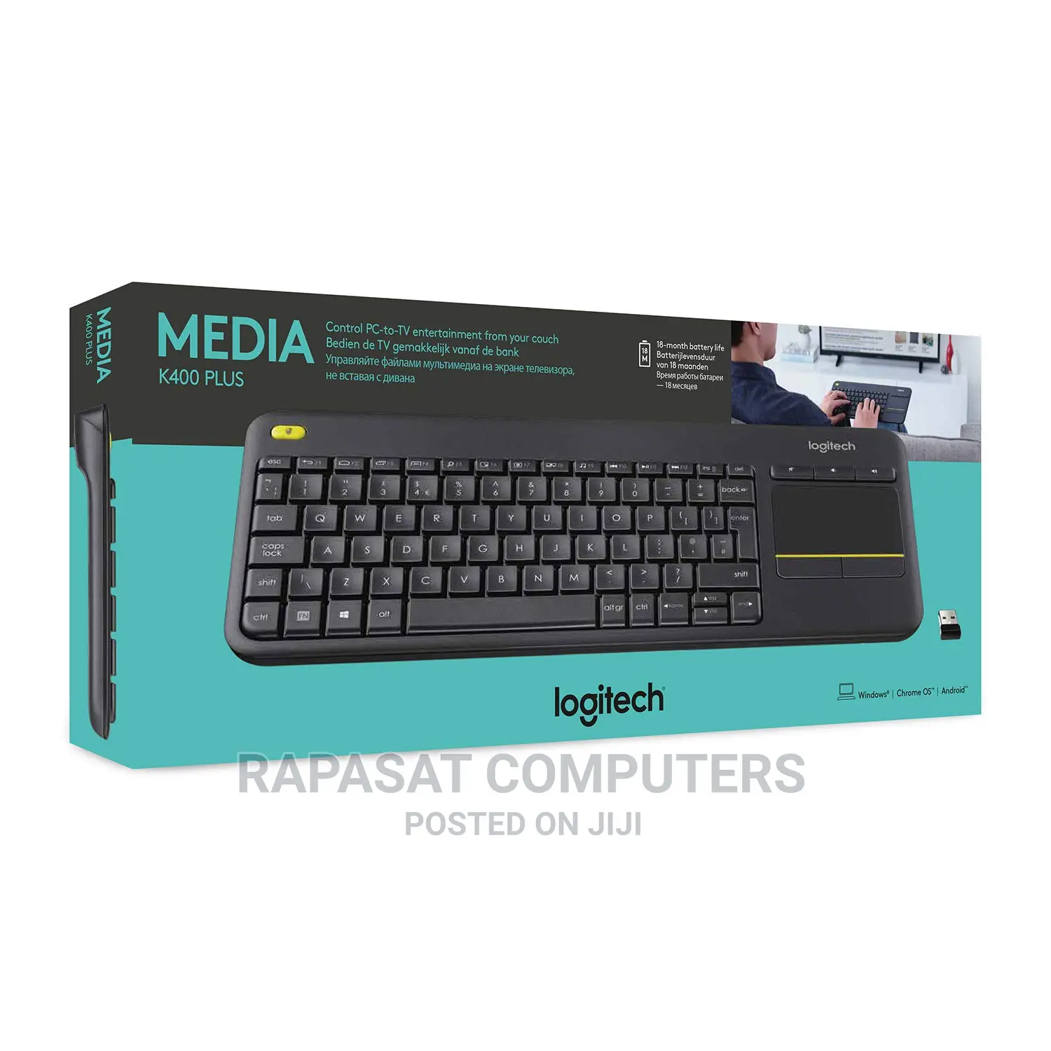 Logitech Plus Wireless Keyboard With Touchpad