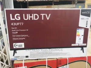 Quality Slim Design LG 43”UHD 43UP77003+Wallmount