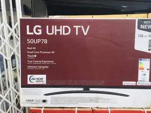 Neatly Sealed in Box LG 50”Smart Up7800 Uhd Hdr TV