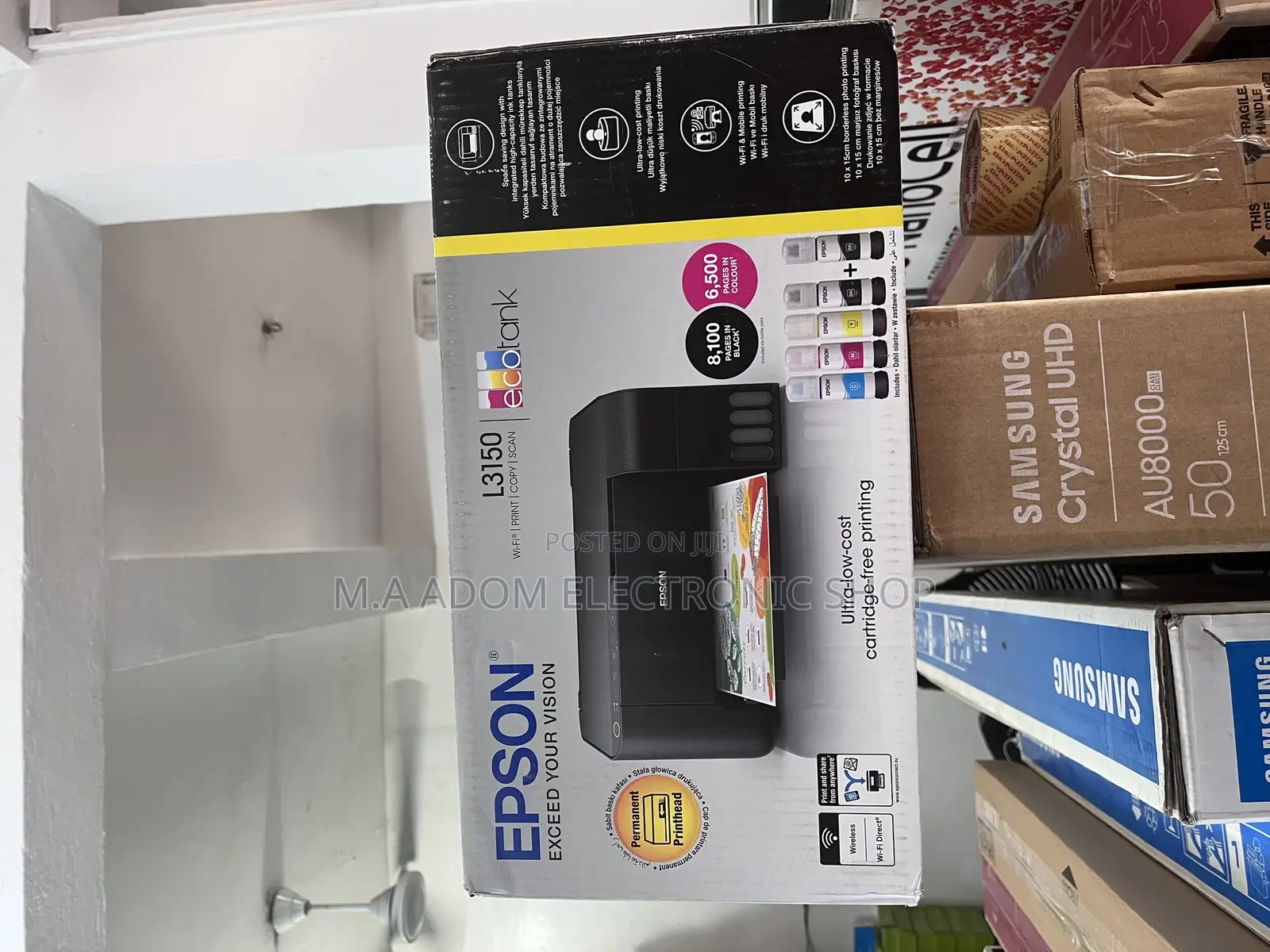 Epson L3150 Eco Tank All in 1multi Purpose Wireless Printer