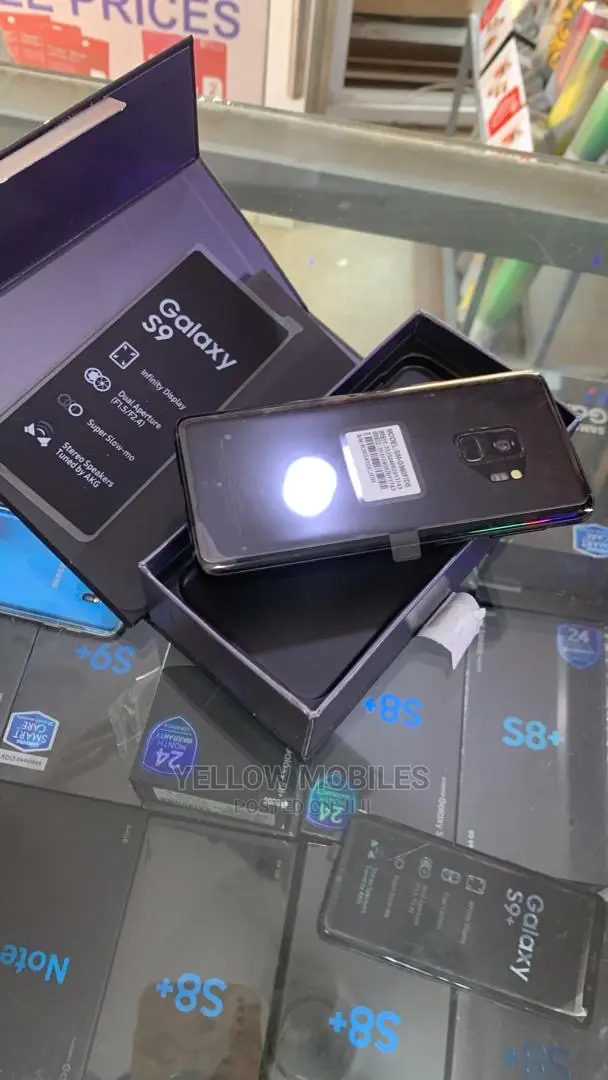 New Samsung Galaxy S9 64 GB Black